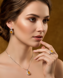 Yellow Citrine Set 1